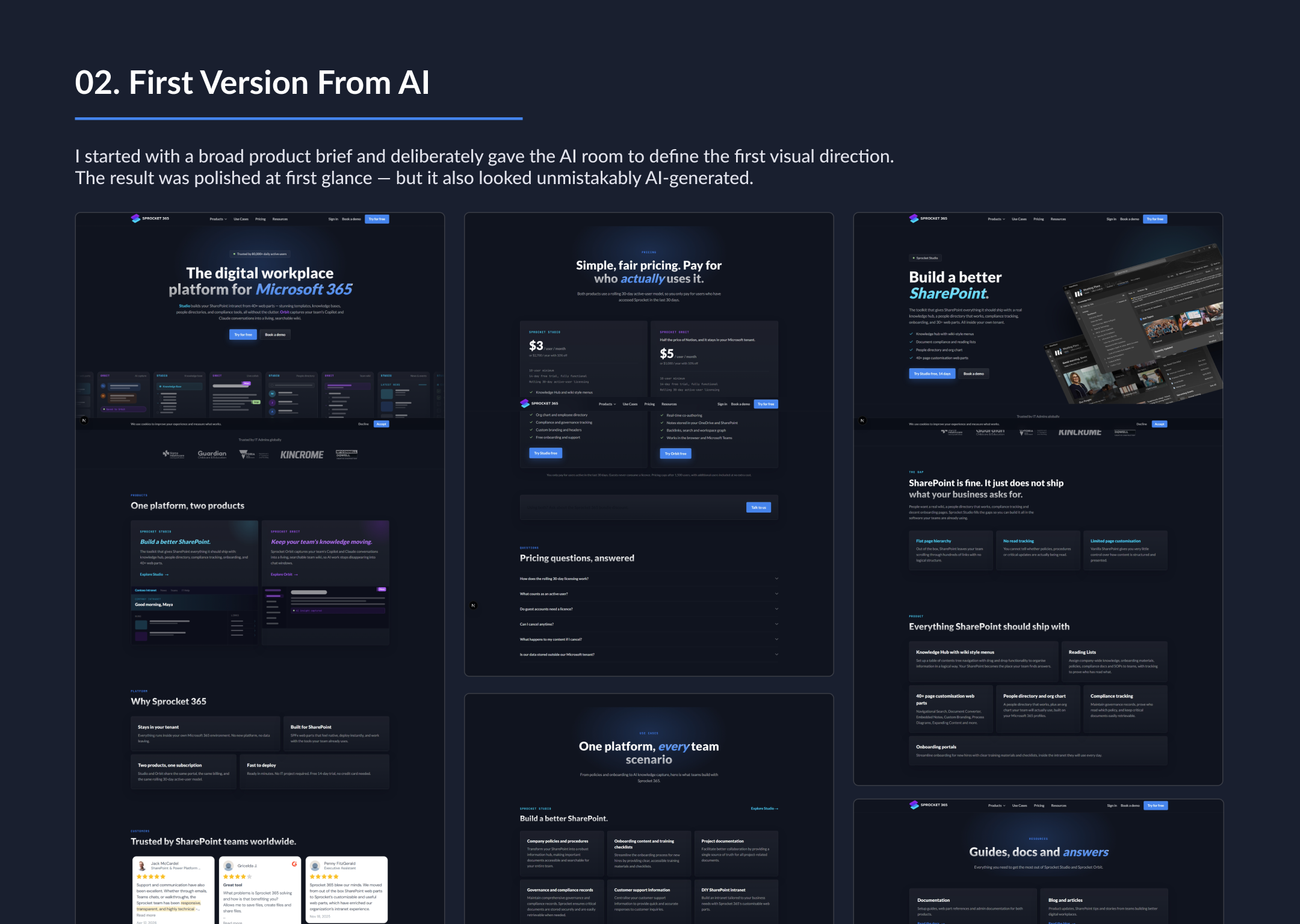 02. First Version From AI